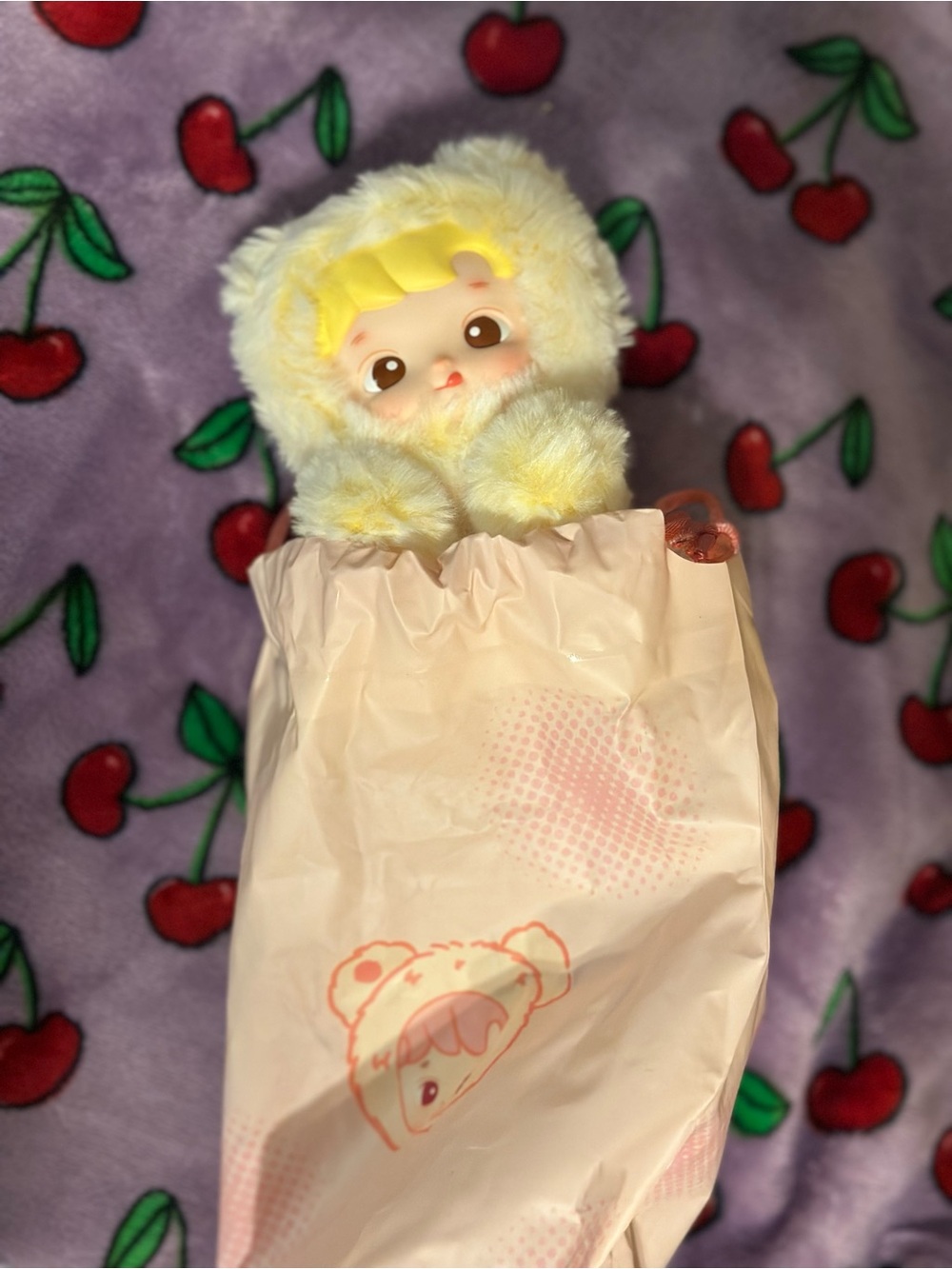 ✨NEW✨ Hacipupu Gummy Bear Series Vinyl Plush Pendant Pineapple Scent (no box)